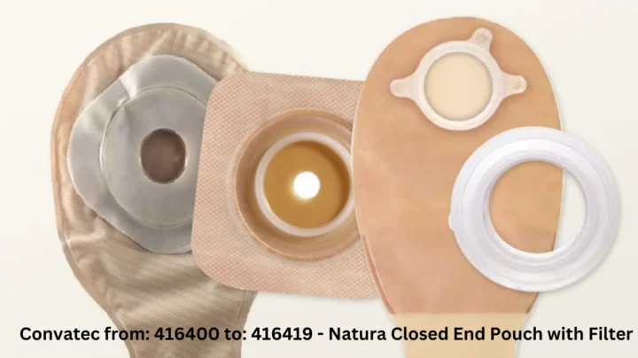 Convatec from: 416400 to: 416419 - Natura Closed End Pouch with Filter